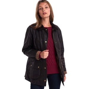 Barbour Beadnell waxed jacket UK 10 US 6